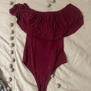 Off the shoulder bodysuit